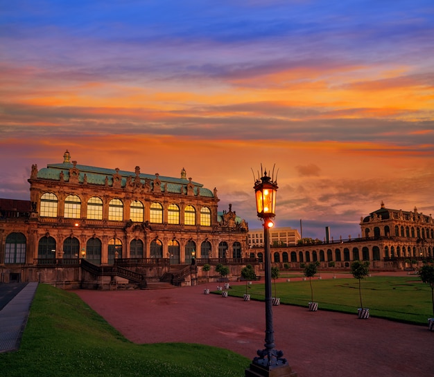 Dresda Zwinger in Sassonia Germania