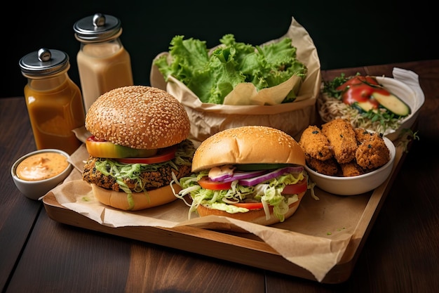 Drivethru fast food vegano e vegetariano con la possibilità di ordinare su misura