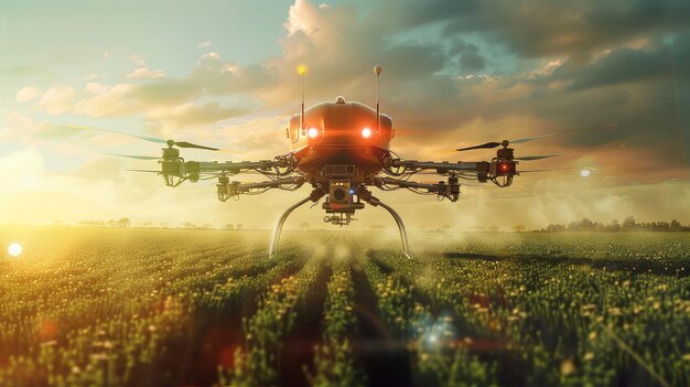 Drone agricoli per la spruzzatura dei campi