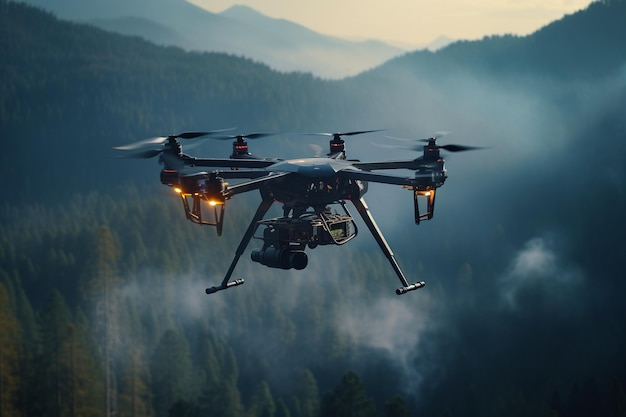 Droni guidati autonomi per il monitoraggio ambientale 00133 03