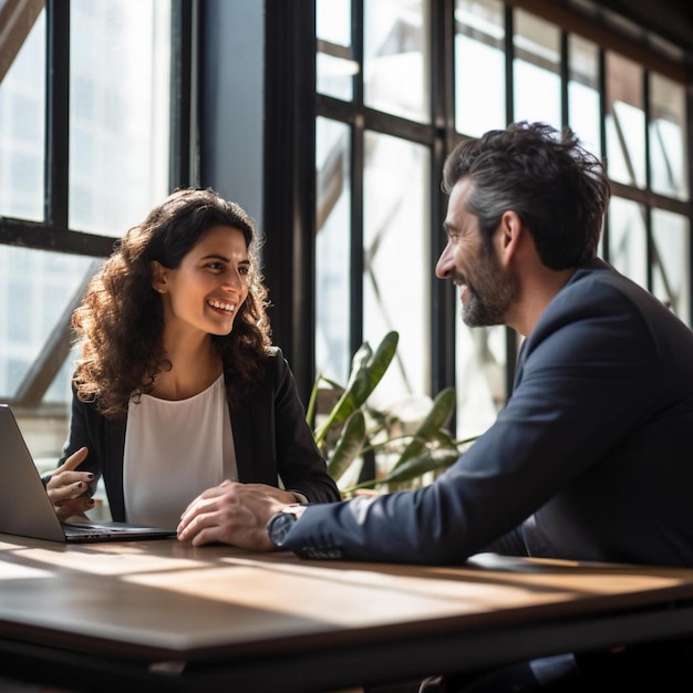 due giovani uomini d'affari che lavorano insieme fuori dal ghiaccio