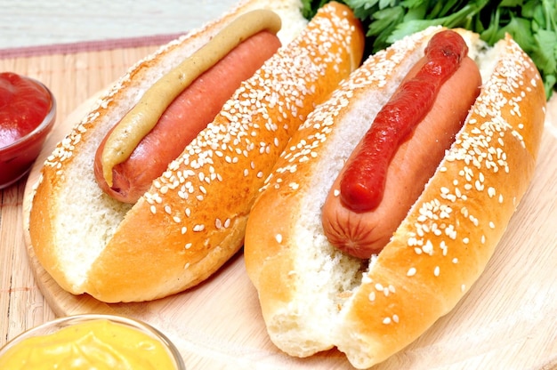 Due hot dog classici