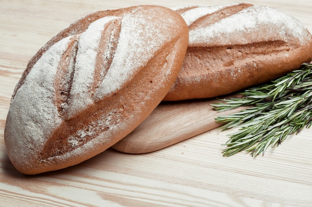 Due pagnotte di pane