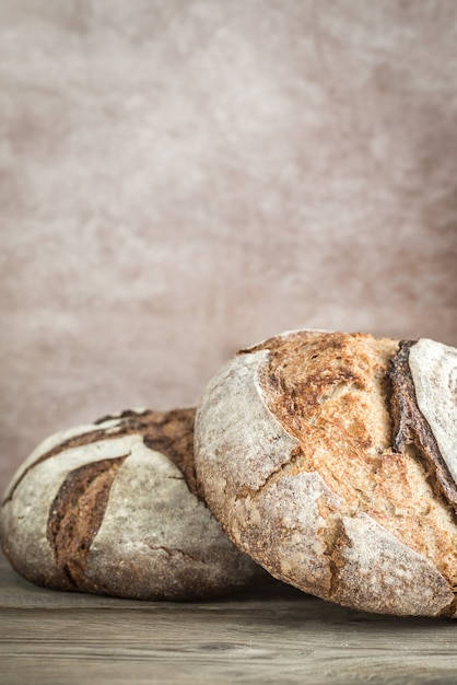 Due pagnotte di pane