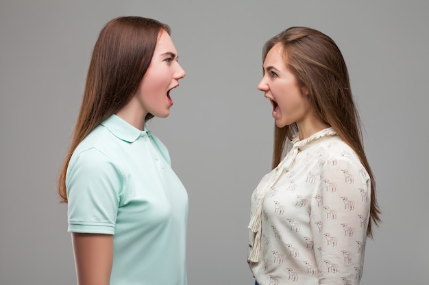 Due ragazze si gridano addosso