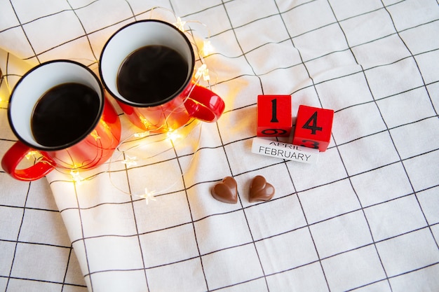 Due tazze di caffè per San Valentino