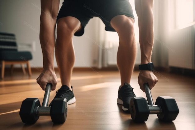 due uomini stanno facendo flessioni sul pavimento della palestra uno di loro ha un orologio nero al polso sinistro