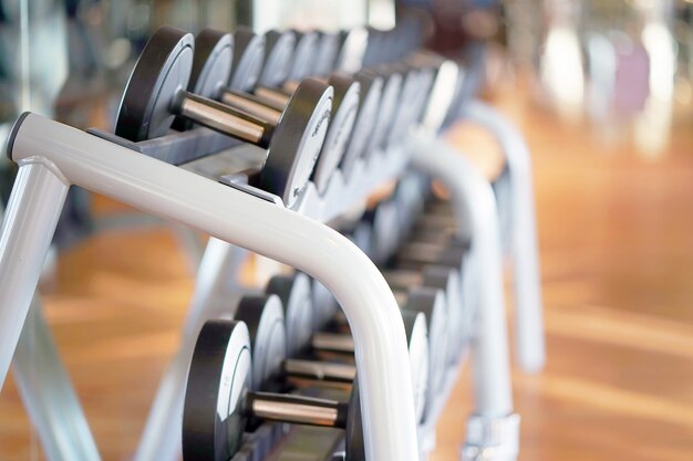 Dumbbell Close-up in palestra