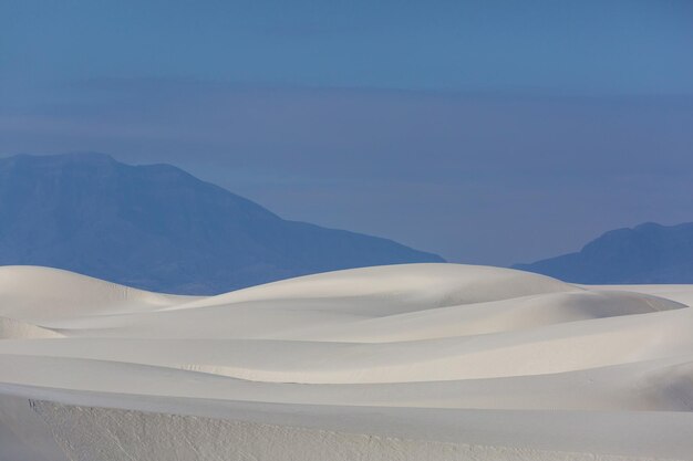 Dune di sabbia bianca