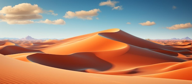 Dune di sabbia del deserto