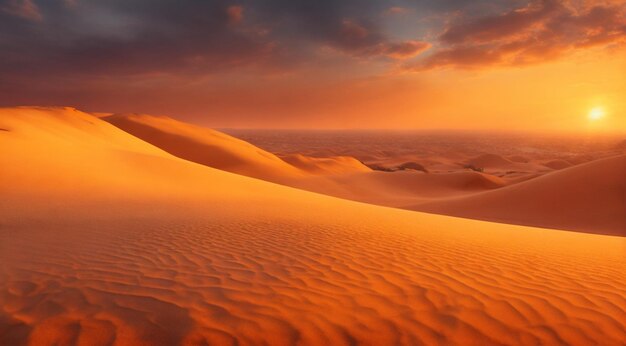 dune di sabbia nel deserto deserto con sabbia del deserto scena del deserto con sabzia del deserto