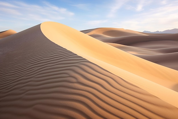 dune di sabbia nel deserto Generative Ai