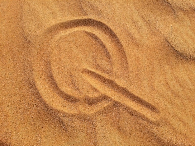 Dune di sabbia nel deserto