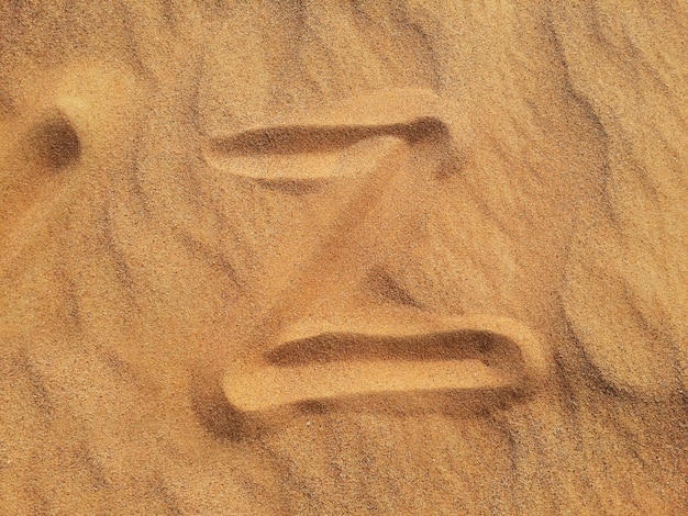 Dune di sabbia nel deserto