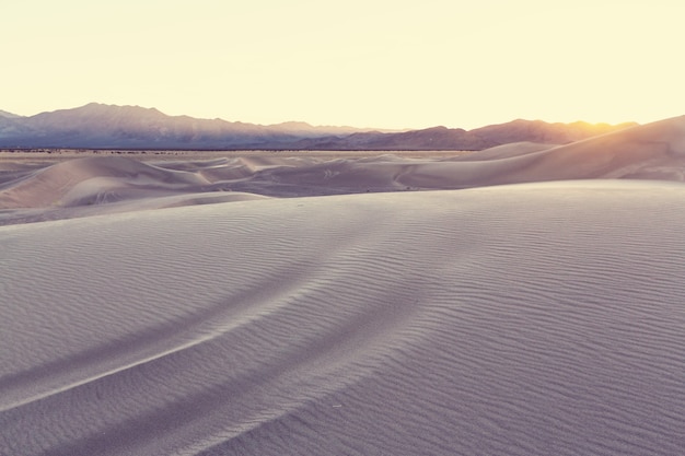 Dune di sabbia nel Parco Nazionale della Valle della Morte, California, USA