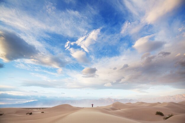 Dune di sabbia nel Parco Nazionale della Valle della Morte, California, USA