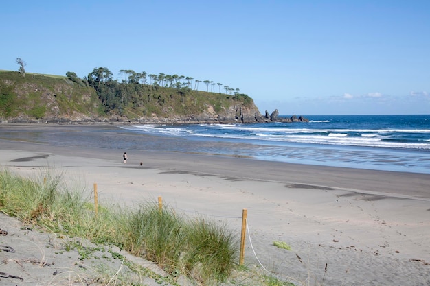 Dune e recinto a Barayo Beach Asturias Spagna