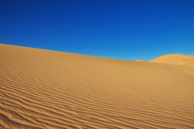 Dune nel deserto del Sahara, nel cuore dell'Africa