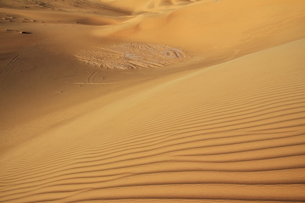 Dune nel deserto del Sahara, nel cuore dell'Africa