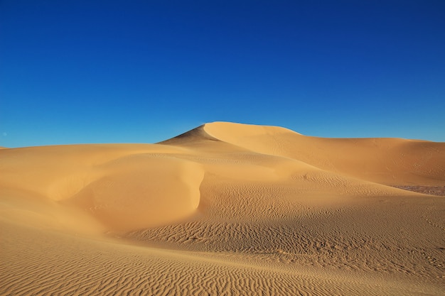 Dune nel deserto del Sahara, nel cuore dell'Africa