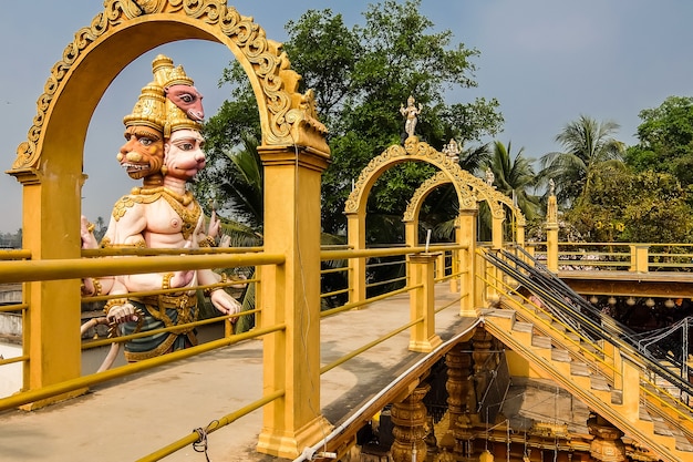 Dwarapudi India Architettura del tempio Ayyappa Swamy a Dwarapudi India