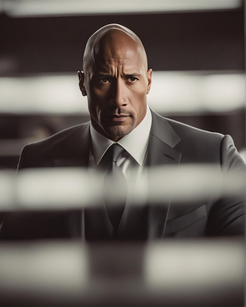 Dwayne Johnson foto attore americano