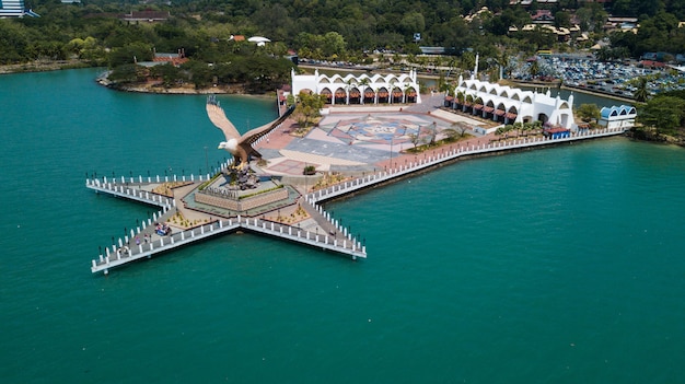 Eagle Square nell'isola di Langkawi, Malesia