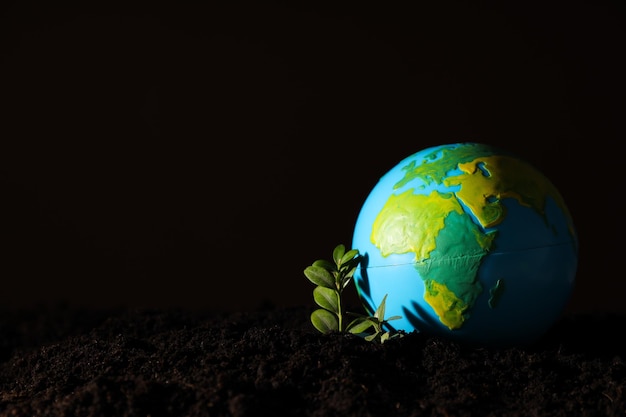 Earth Day Ambiente e concetto di Eco spazio per il testo