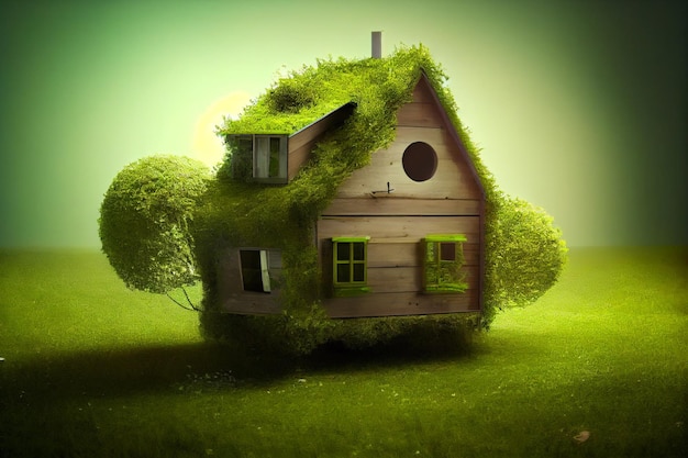 Eco Casa In Ambiente Verde