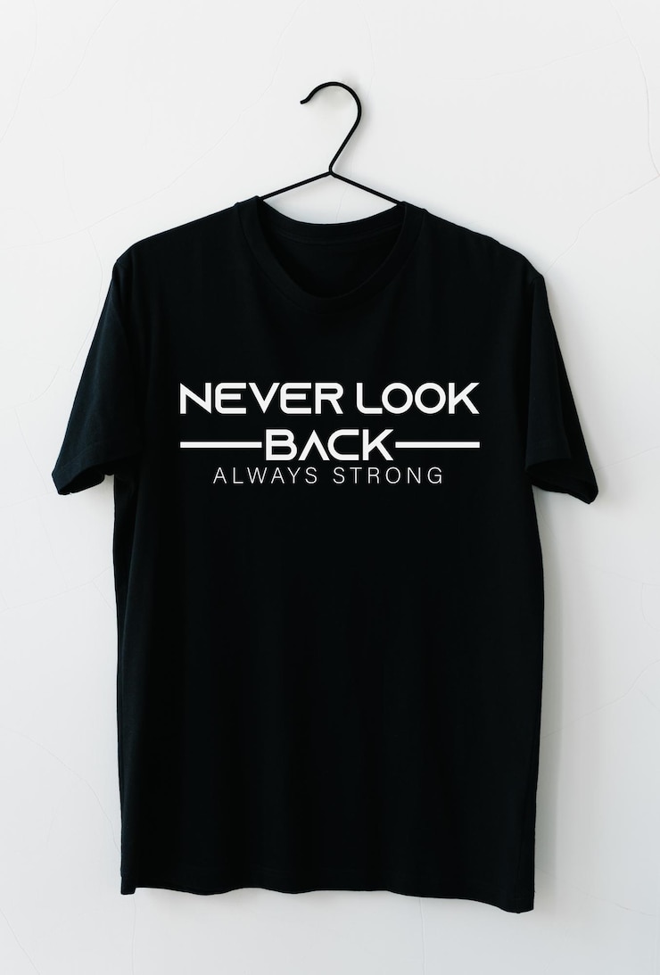 ector think positive be positive typography tshirt design