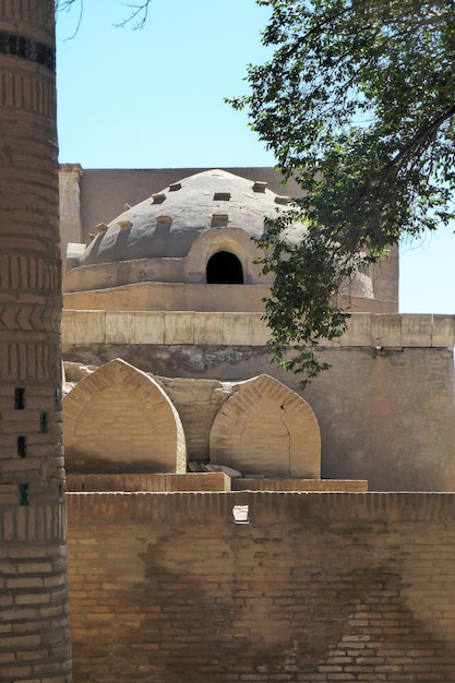 Edifici dell'antica fortezza nella città di Khiva