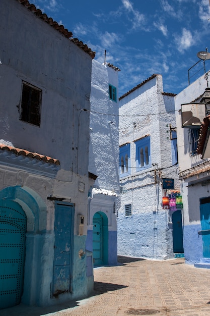 Edifici della città di Chefchaouen