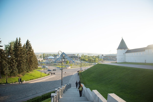 Edifici e architettura della città di Kazan in Russia