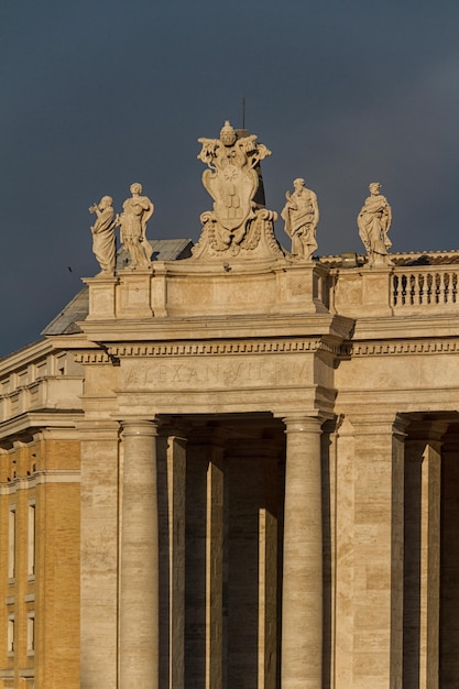 Edifici in Vaticano la Santa Sede a Roma Italia Parte della Basilica di San Pietro