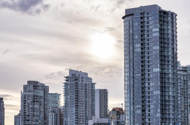 Edifici residenziali nel centro di Vancouver