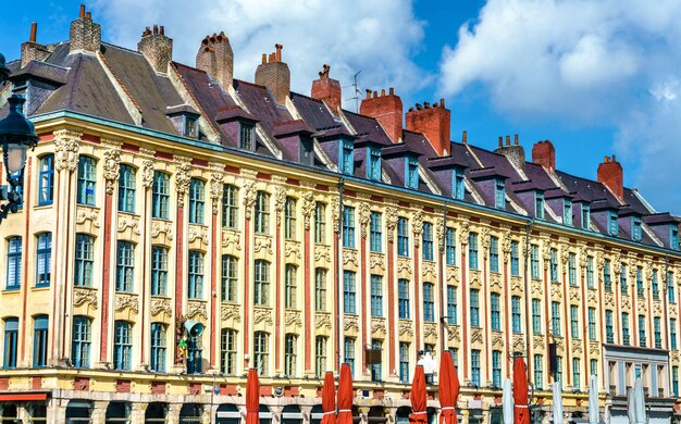 Edifici tradizionali nel centro storico di Lille, France