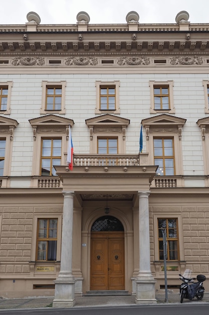 Edificio dell'orchestra filarmonica a Brno