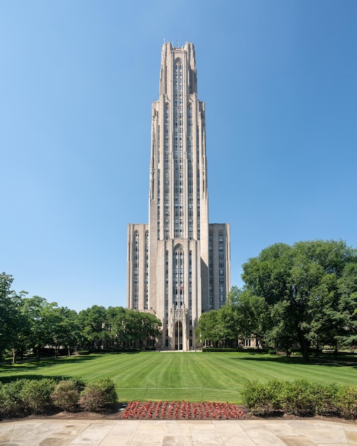 Edificio della Cattedrale dell'apprendimento presso l'Università di Pittsburgh