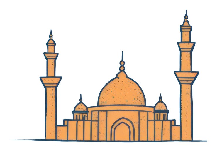 Foto edificio di architettura lunare della moschea di png