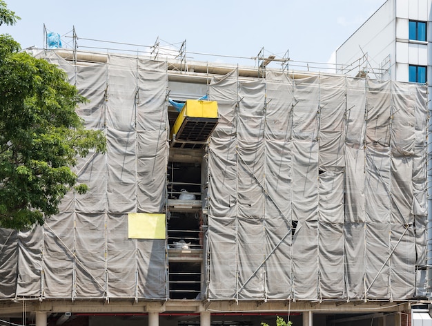 Edificio per uffici in costruzione