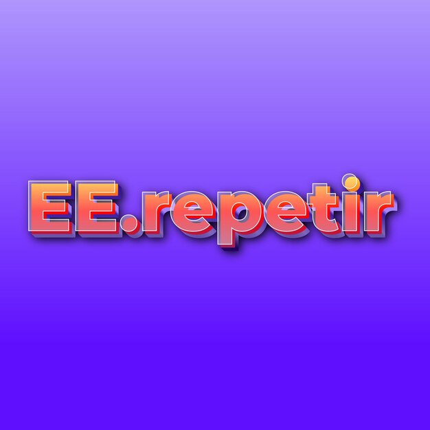 EErepetirText effetto JPG foto di carte con sfondo viola sfumato