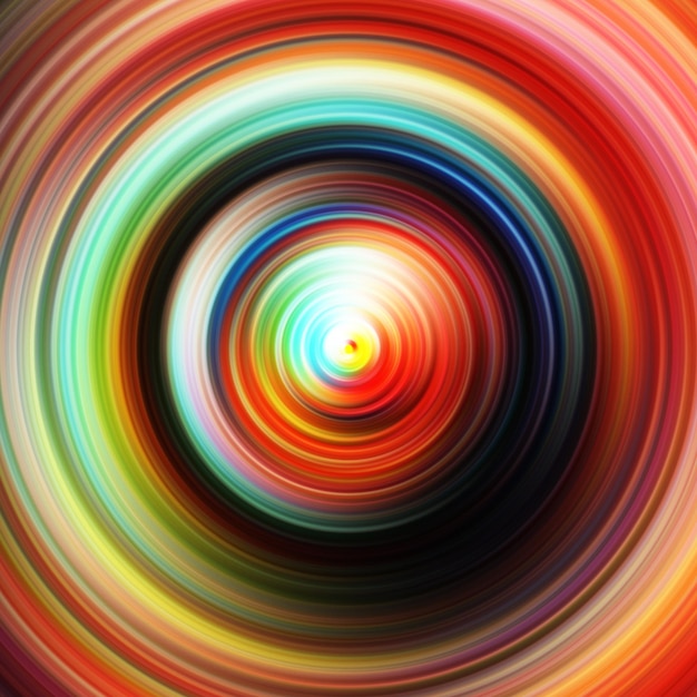 Efek gerakan radial penuh warna Latar belakang membulat abstrak Kurva warna dan lingkaran Latar belakang dan banner tekstur berwarna wallpaper cincin dan lingkaran gradien multi warna