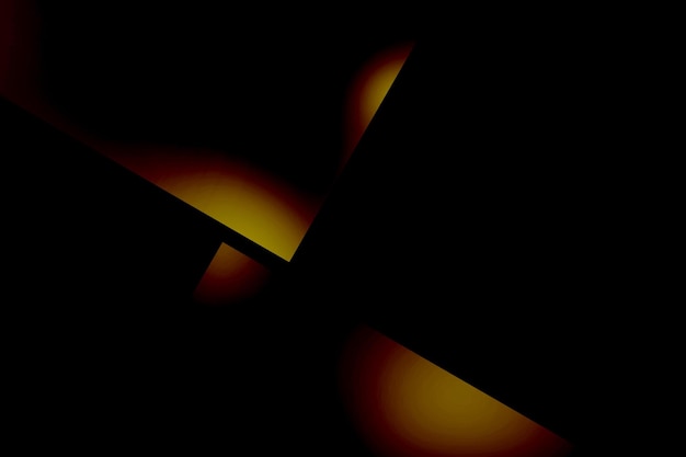 Effetti luminosi brillanti Disegno di sfondo astratto Colore giallo persiano scuro
