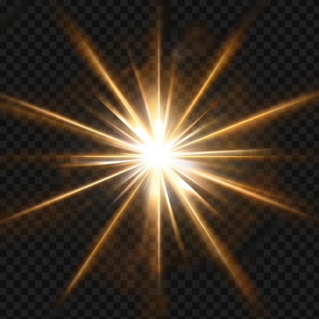 Effetto di flare luminoso Sfondio