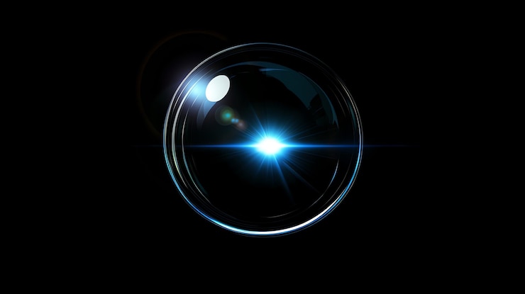 Foto effetto realistico di flare dell'obiettivo