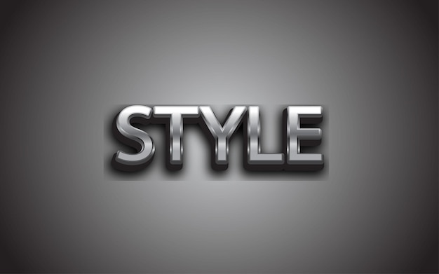 effetto testo stile modificabile