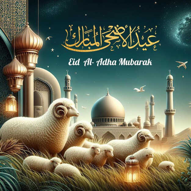 Eid al Adha Mubarak sfondo