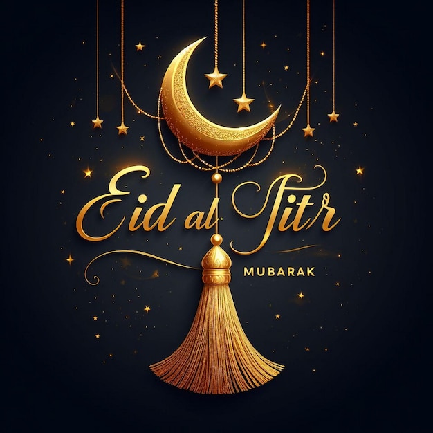 Eid al Fitr Mubarak greeting card design Ramadan kareem sfondo