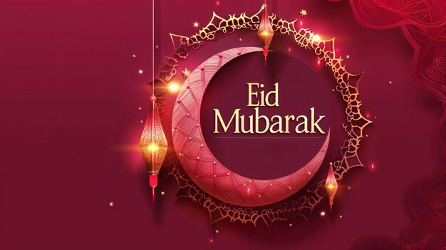 Eid Mubarak Eid al Fitr sfondo carta da parati