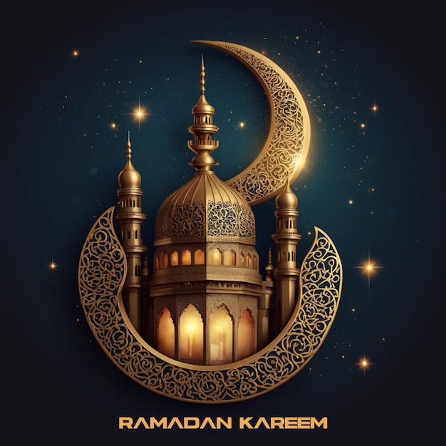 Eid Mubarak saluto o Ramadan Kareem mandala arte nuova